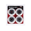 PU 90x24 82A BIELE KOLIESKA (4 ks) NILS EXTREME