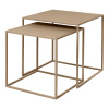 Blomus Odkladací stolík FERA, sada 2 ks, béžová farba