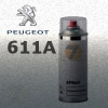 PEUGEOT 611A GRIS ALUMINIUM metalická barva Sprej 400ml