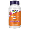 Výživový doplnok Now Foods Mega D-3 MK-7 120 kapsúl