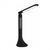 LED Stolová lampa s displejom (kalendár, dátum, čas, teplota), 5W, 320lm, čierna | Avide