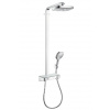 Hansgrohe Raindance Select E - Sprchový set Showerpipe 300 s termostatom, 2 prúdy, EcoSmart 9l/min, chróm 27283000