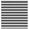 vidaXL Zebra roleta čierna 140x100 cm šírka látky 135,9cm polyester 4014217