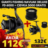 GIANTS FISHING NAVIJÁK DELUXE REEL FD 6000 + CIEVKA 5000 AKCIA 1+1