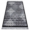 Eoshop Koberec MAROC P658 Sněhové vločky, střapce, černý, Berber, Maroko, Shaggy (Velikost: 120x170 cm)