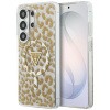 Guess - IML Leopard Print Triangle MagSafe puzdro pre Samsung Galaxy S26 Ultra - hnedé