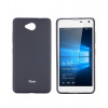 Nokia - Microsoft Puzdro Nokia Lumia 650 silikónové čierne Roar