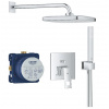 GROHE 25239000 EUROCUBE Sprchový set s Tempesta CUBE 250, chróm GRO 25239000