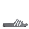 adidas Adilette Aqua Slide Mens Grey/White 10 (44.7)