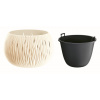 Prosperplast SANDY Bowl kvetináč 48cm, krémová DSK480