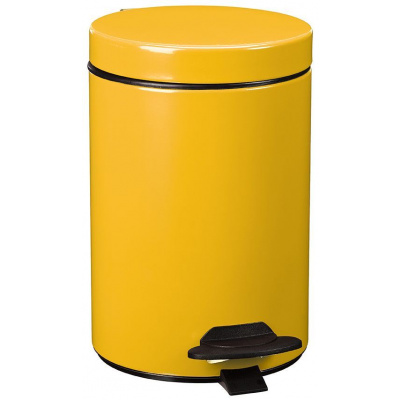 ROSSIGNOL SAS Pedálový odpadkový kôš Rossignol Cyjeu 90016, 3 L, žltá, RAL 1012