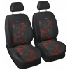 Poťah na predné sedadlá Auto-dekor polyester, velúr červený univerzálny