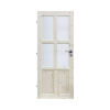 Interiérové dvere masívne 4S2K presklené 70 Ľ borovica