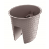 PROSPERPLAST kvetináč na zábradlie 29,8cm RATOLLA DRLB300-7529U mocca plastový