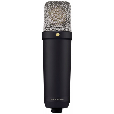 RODE Microphones NT1 5th Generation Black na stojanu vokální mikrofon Druh přenosu:kabelový vč. pavouka, vč. kabelu, vč. tašky XLR, USB-C® kabelový