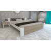 Klára 180x200 manželská posteľ - Biela+Dub sonoma