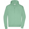 DAIBER JN 8034 / Pánska lounge mikina s kapucňou - jade green S