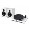 Pro-Ject JukeBox E1 HiFi Set White - Kompletní stereofonní audio systém s gramofonem