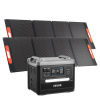 Vevor Prenosná napájacia stanica 2400W 2160Wh 10 portov 2×200W panely KZSCNDYTJZDTMIYY2001V2