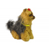 mamido Interaktívny pes Yorkshire Terrier York plyšové šteky pohybuje chvostom