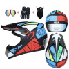 Krosová moto helma XTR multicolour
