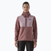 Dámska softshellová bunda Patagonia R2 CrossStrata Hoody dulse mauve (M)