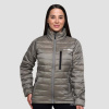 GymBeam Dámská bunda Puffer Vetiver/Black XL