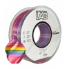 Profesionálny LAB 1kg netto 1,75mm Filament PLA Silk Rainbow Dúhový Quantum