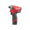 MILWAUKEE Akumulátorový rázový uťahovák M12 FQID-202 x 1/4