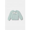 Detská mikina United Colors of Benetton 39M2G10LC.P.Seasonal tyrkysová 104