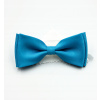 Xawer Bow kravata elegantná biela tyrkysová, modrá (Muszka Mucha malé detské tyrkysové pre deti)