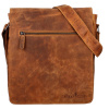 Pánska kožená crossbody/taška camel - Greewood Maxvell Camel