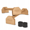 Podpery na kľuky 4FIZJO WOODEN PARALLETTES