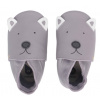 Barefoot Capačky Bobux – Soft Sole – Woof Gull Grey Veľkosť: S - 19 / 3-9 mesiac