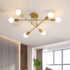 6-bodový stropný lampa strop v retro štýle (6-bodový stropný lampa strop v retro štýle)