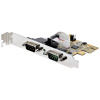 StarTech.com 2-Port PCI Express 2 porty sériová zásuvná karta RS232 PCIe x1; 21050-PC-SERIAL-LP