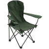MIKADO Rybárska stolička s opierkami zelená (55x55x43/90cm)