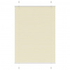 Plisovaná roleta krémová 90x150 cm Šířka látky 89,4cm Polyester Krémová 4015294