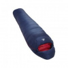 Mountain Equipment Helium 400 REG W medieval blue výška osoby do 170 cm - levý zip; Modrá spacák