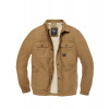 Vintage Industries Dean sherpa prechodná bunda, Dark Tan - S