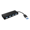 ICY BOX IB-AC6104-B USB 3.2 Gen 1 (3.1 Gen 1) Type-A 5000 Mbit/s Čierna (IB-AC6104-B)
