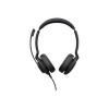 Jabra Evolve2 30, MS Stereo Slúchadlá s mikrofónom Kábel Pres hlavu Kancelária / call centrum USB Typ-A Čierna (23089-999-979)