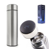 Chytrý termohrnek smart LED s teploměrem 500ml - silver (KX6358_1)