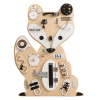 Foxy Family Activity board Manipulačná doska prírodná líška 82 cm x 62 cm so stojanom