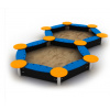 Playground System Pieskovisko z nerezu DUO 17018