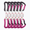 Lezecké expresky Ocun Raven QD Bio-Dyn-Ring 10 cm 6 ks pink