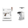 Ascaso Steel DUO PID PLUS, White&Wood + Rocket Espresso FAUSTINO 3.1, white