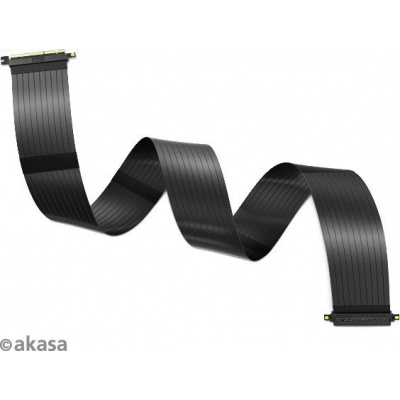 AKASA kabel pro VGA RISER BLACK XL / PCIe 3.0 x16 / 100 cm / černý AK-CBPE01-100B