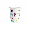 Amscan Papierové poháre Konfety 250 ml