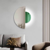 GieraDesign Zrkadlo Luna LED Green Rozmer: 80x60 cm
